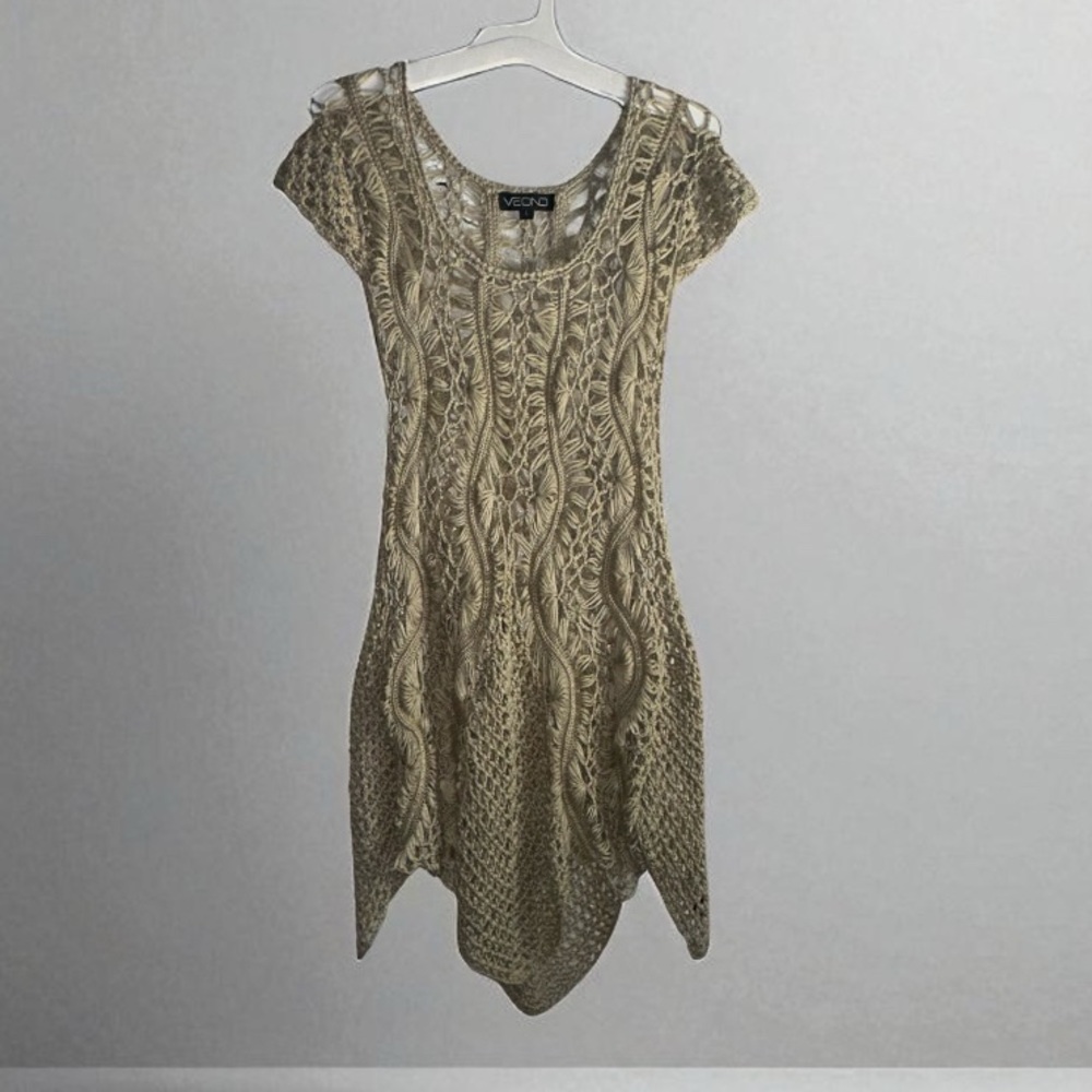 Elegant Knit Asymmetrical Dress